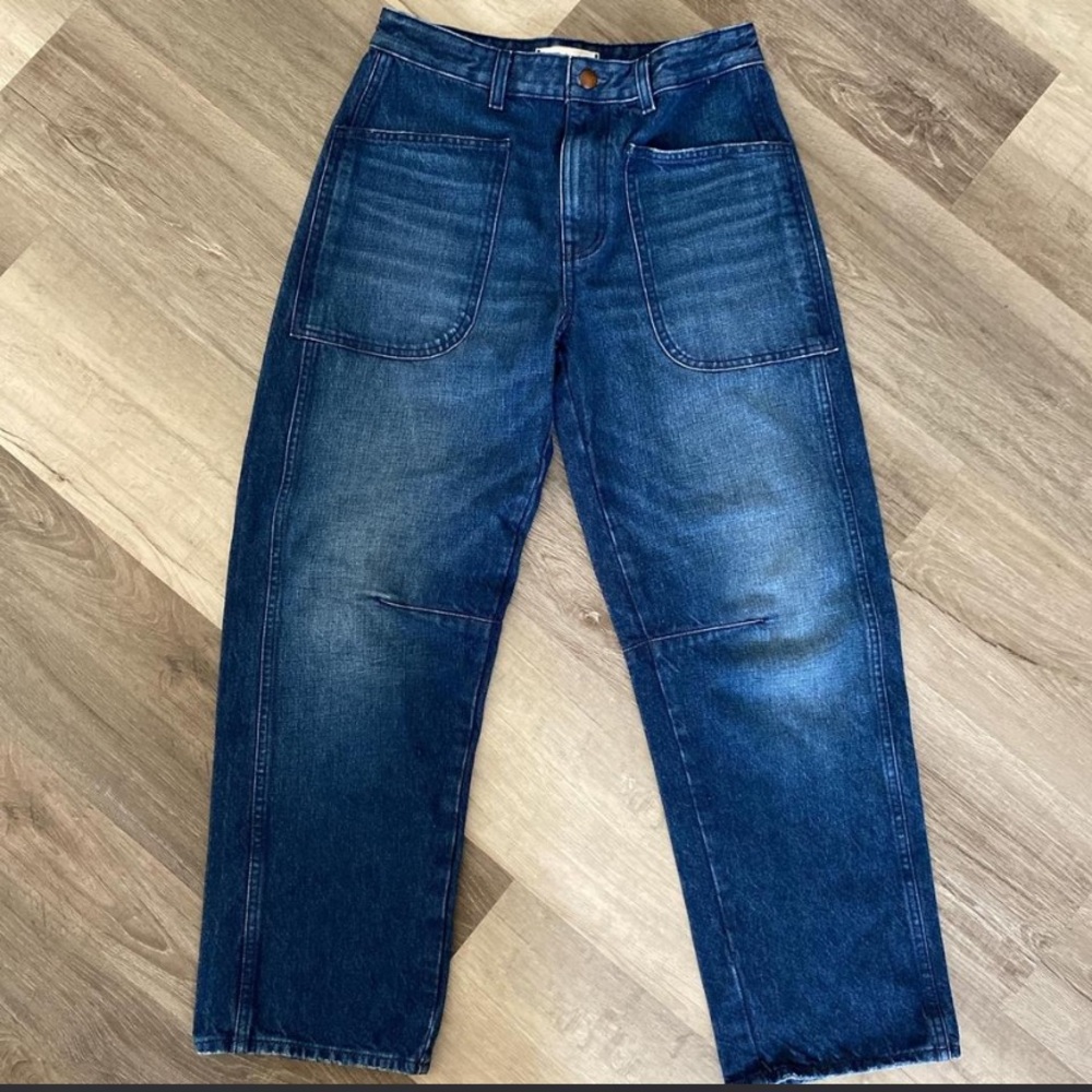 Madewell Darted Barrel Jean